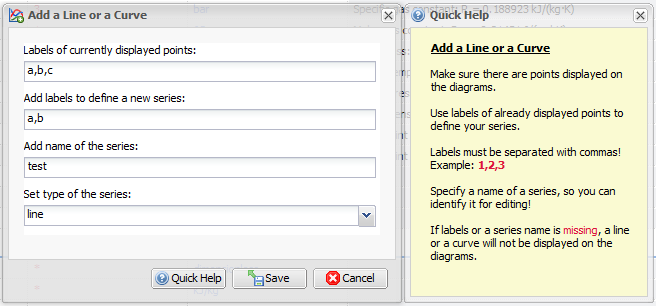 Add a process to Mollier diagrams